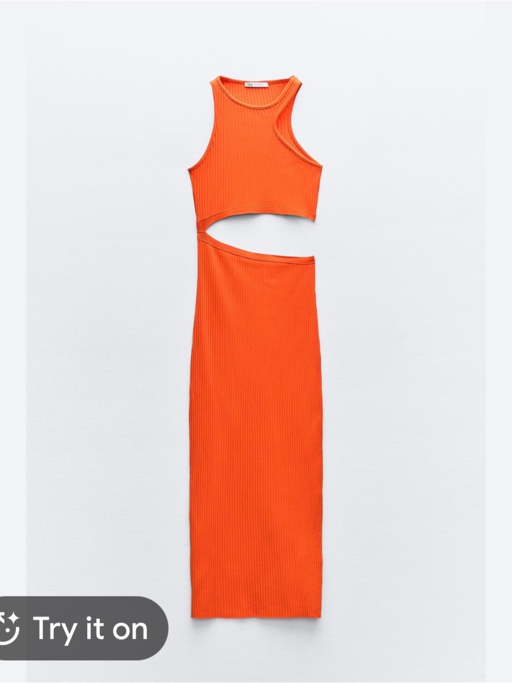 Zara Ribbed Midi Dress - Picture 3 of 7